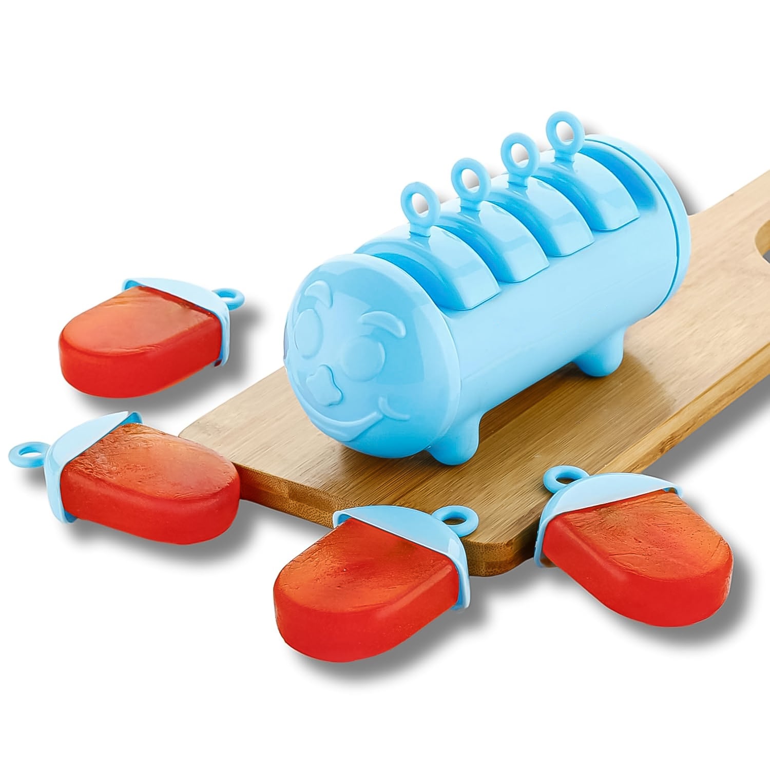 Plastic Ice Candy Maker 4 Compartment  Grid Kulfi Candy (1 Pc) Plastic Ice Candy Maker 4 Compartment  Grid Kulfi Candy (1 Pc)